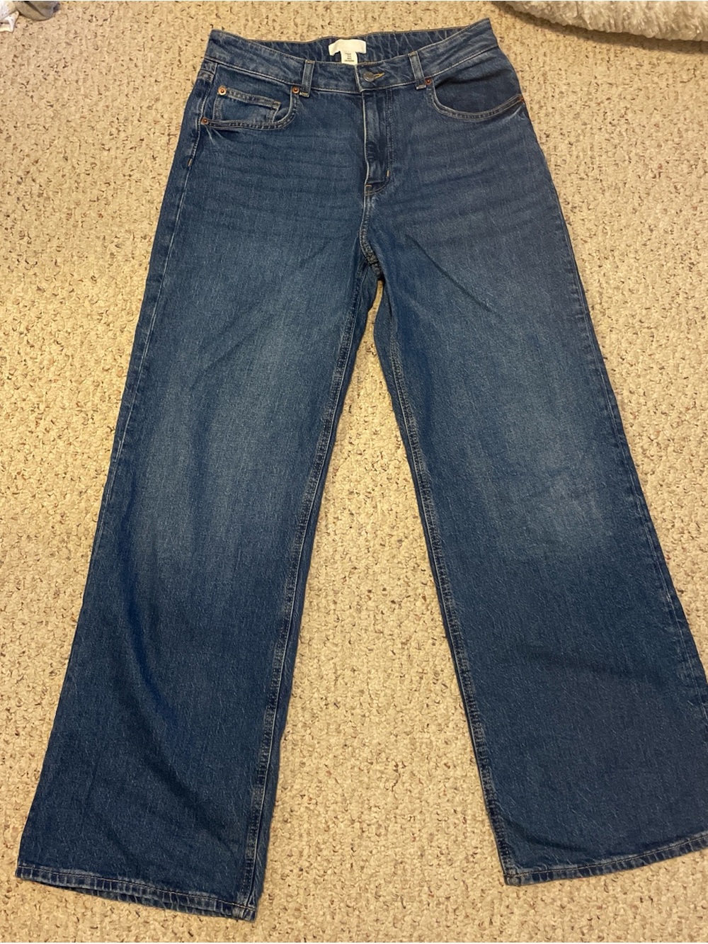 H&M Men's Blue Bootcut Jeans